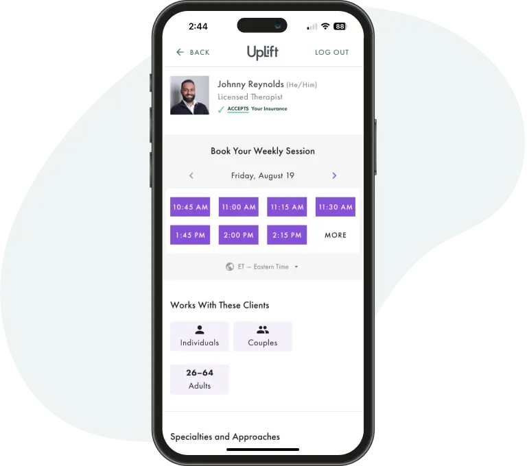 Find a therapist who accepts Medicare UpLift